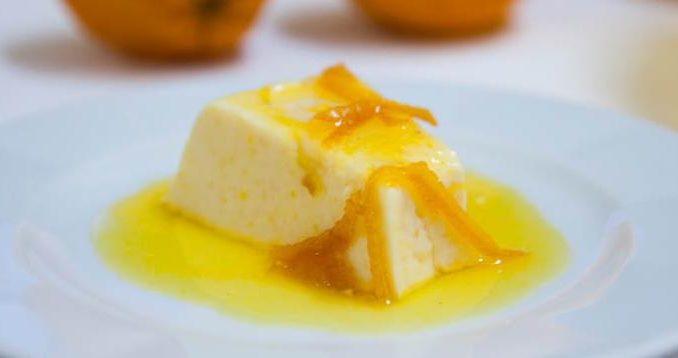 Pudding à l'orange