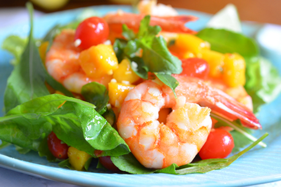 Salade de crevettes