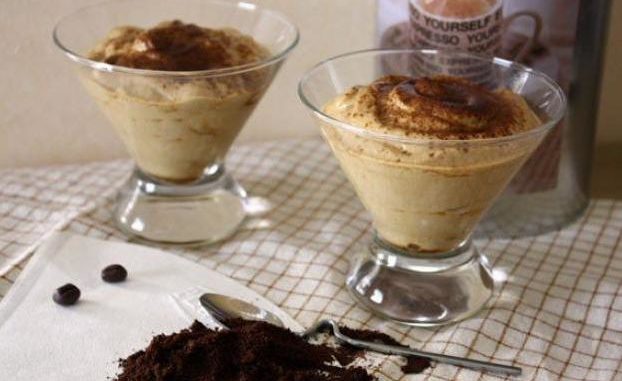 Verrine de mascarpone au café