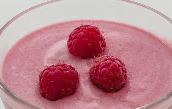 Verrine de mascarpone et framboises